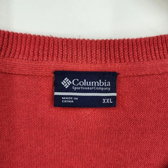 Columbia Men's PFG Dockside V-Neck Cashmere Blend Long Sleeve Sweater‎ Size XXL - Picture 6 of 10